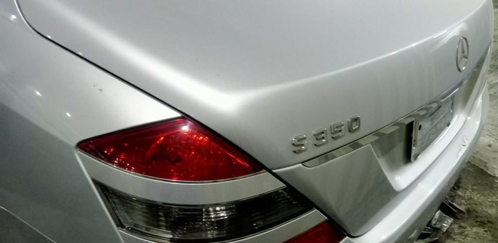 مرسدس بنز S350 مدل 2007 نقره ای رنگ در امارات - صندوق عقب